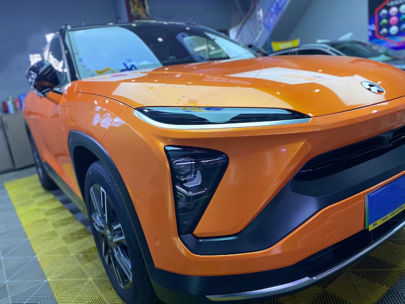 Top Shine Golden Orange Custom Color TPU Car Paint Protection Films