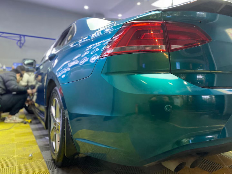 TPU Ink Green Vehicle Wrapping Films Supplier